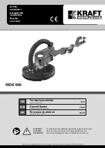 Kraft Werkzeuge WDS 999 Translation Of Original Operating Manual preview