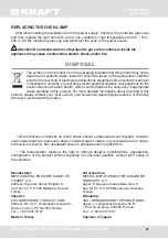 Preview for 31 page of KRAFT KF-FSK5401AGW User Manual