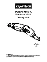 KRAFTtech MD15HJ Owner'S Manual preview