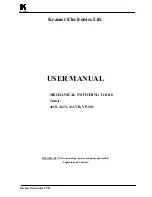 Preview for 1 page of Kramer 4x1V User Manual