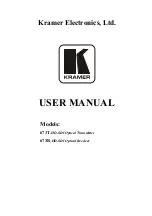 Preview for 1 page of Kramer 673R User Manual