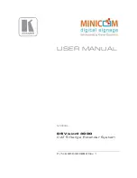 Preview for 1 page of Kramer DS Vision 3000 User Manual
