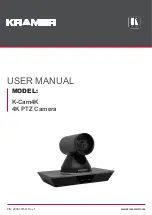 Kramer K-Cam4K User Manual preview