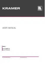 Preview for 1 page of Kramer K-CONFIG User Manual