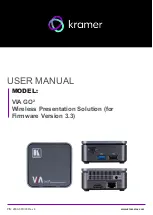 Kramer VIA GO2 User Manual preview