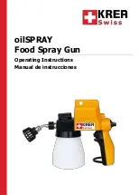 KREA Swiss oilSPRAY Operating Instructions Manual preview