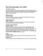 Preview for 16 page of Krell Industries Amplifier KAV-250a Instructions For Use Manual