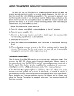 Preview for 9 page of Krell Industries KRC-HR Owner'S Reference Manual