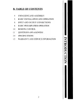 Preview for 3 page of Krell Industries Preamplifier KRC 2 Owner'S Reference Manual