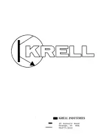 Preview for 16 page of Krell Industries Preamplifier KRC 2 Owner'S Reference Manual