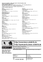 Preview for 42 page of KRESS 1050 SXC Operating Instructions Manual