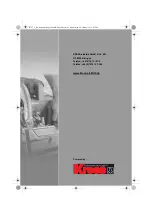 Preview for 184 page of KRESS 1400 DS Original Instructions Manual