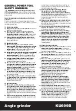 Preview for 3 page of KRESS KU699B Safety And Operating Manual