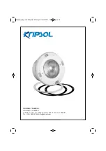 Preview for 40 page of Kripsol PH300.C Manual For The Installation, Use And Maintenance