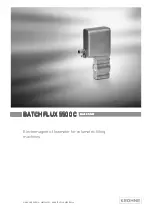 Preview for 1 page of KROHNE BATCHFLUX 5500 C Quick Start Manual