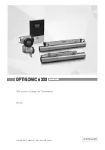 Preview for 1 page of KROHNE OPTISONIC 6300 Quick Start Manual