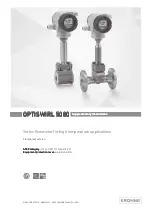 KROHNE OPTISWIRL 5080 Supplementary Instructions Manual preview