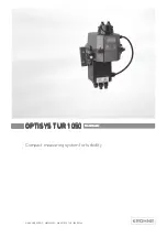 Preview for 1 page of KROHNE OPTISYS TUR 1050 Handbook