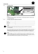 Preview for 8 page of Krone EasyCut R 280 Original Operating Instructions