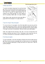 Preview for 19 page of Kronen KA-3 Translation Of The Original Instruction Manual