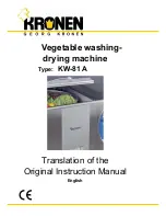 Kronen KW-81 A Instruction Manual preview