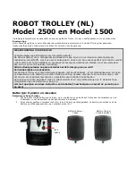 Preview for 27 page of kronings Robot Trolley 1500 Manual