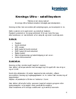 Preview for 8 page of kronings Ultra Mounting And User Manual