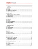 Preview for 2 page of Kronoterm WP-F2-1 Instructions For Use And Installation