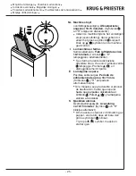 Preview for 25 page of Krug & Priester AL1 Operating Instructions Manual