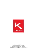 Preview for 54 page of Krüger Technology KF36BBC Manual