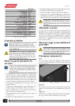 Preview for 8 page of Kruger KRP 60 NE Instruction Manual