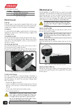 Preview for 18 page of Kruger KRP 60 NE Instruction Manual