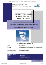 Preview for 1 page of KSB 88980/48 Operating And Maintenance Instructions Manual