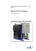 KSB Hya-Duo D FL Compact Installation & Operating Manual preview