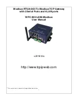 KSH International WPC-832-LAN4-Modbus User Manual preview