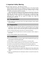 Preview for 3 page of KStar UDC9101H One User Manual