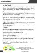 Preview for 2 page of KT SOLAR KT70743 User Manual