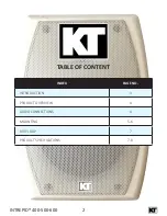 Preview for 2 page of KT INTREPID 400 User Manual