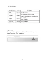 Preview for 4 page of KTI Networks Gigabit Ethernet Switches User Manual