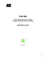 KTI Networks KGD-600 Installation Manual preview