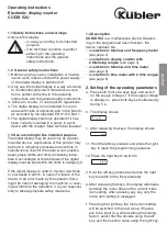 Preview for 13 page of Kübler CODIX 52U Operating Instructions Manual