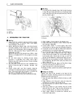 Preview for 10 page of Kubota B3300SU Operator'S Manual