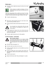 Preview for 139 page of Kubota K008-5 Operating Instructions Manual