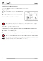 Preview for 103 page of Kubota KX 016-4 Operating Instructions Manual