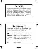 Preview for 3 page of Kubota Z121S-AU Operator'S Manual