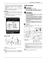 Preview for 38 page of Kubota Z121S-AU Operator'S Manual