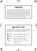 Preview for 3 page of Kubota Z231BR-AU Operator'S Manual