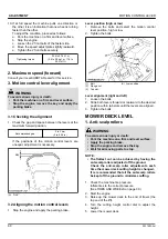 Preview for 63 page of Kubota Z231KW-AU Operator'S Manual