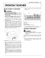 Preview for 48 page of Kubota ZD1011-AU Operator'S Manual