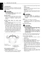 Preview for 41 page of Kubota ZD221 Operator'S Manual